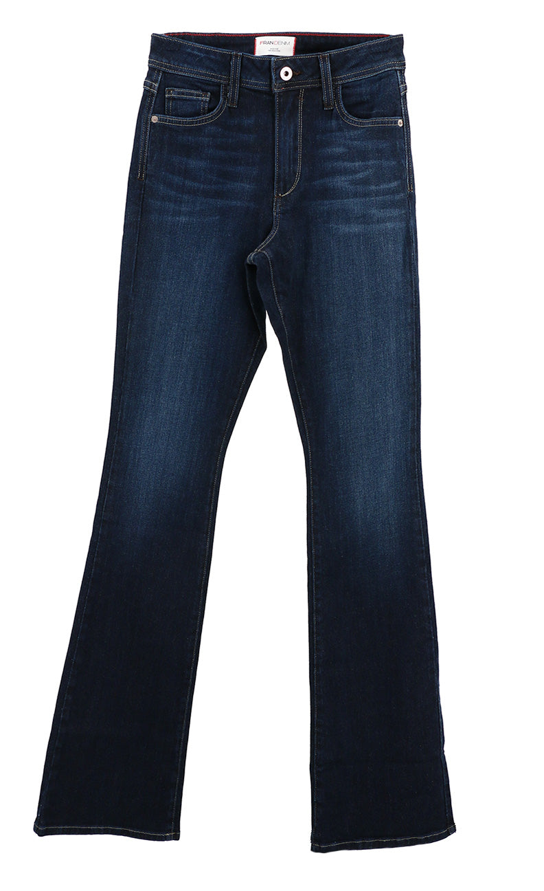 NEW! Elise Long Inseam Boot Cut Dark Wash