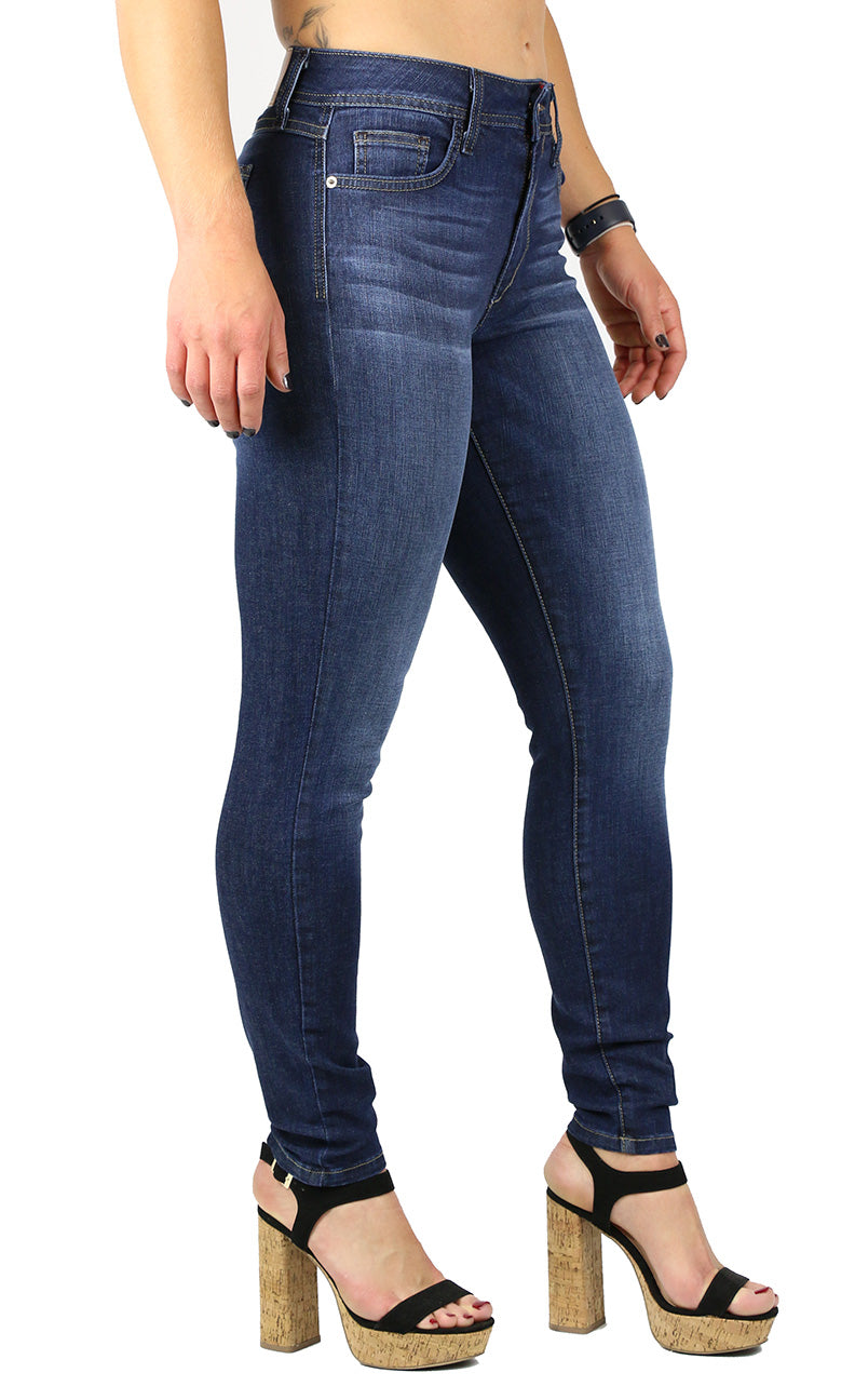 Mika High Rise Petite Skinny Dark Wash