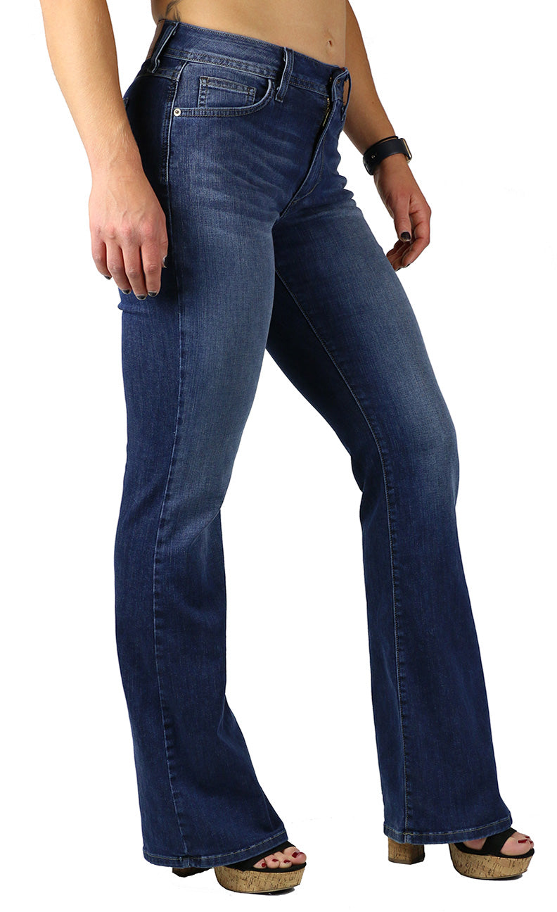 Ellen Flare Dark Wash