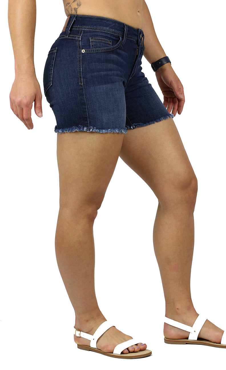 Melissa 5" Inseam Short Dark Wash