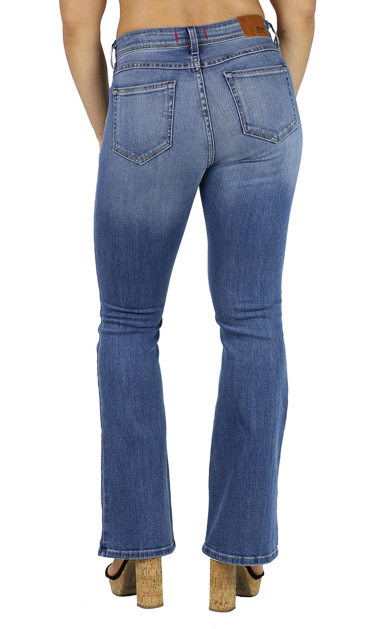 Hazel Petite Boot Cut Medium Wash