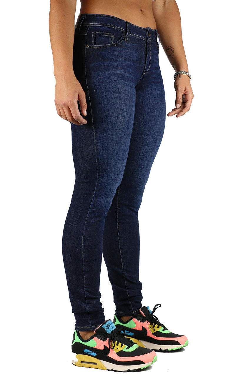 Helen Long Inseam Skinny Dark Stone