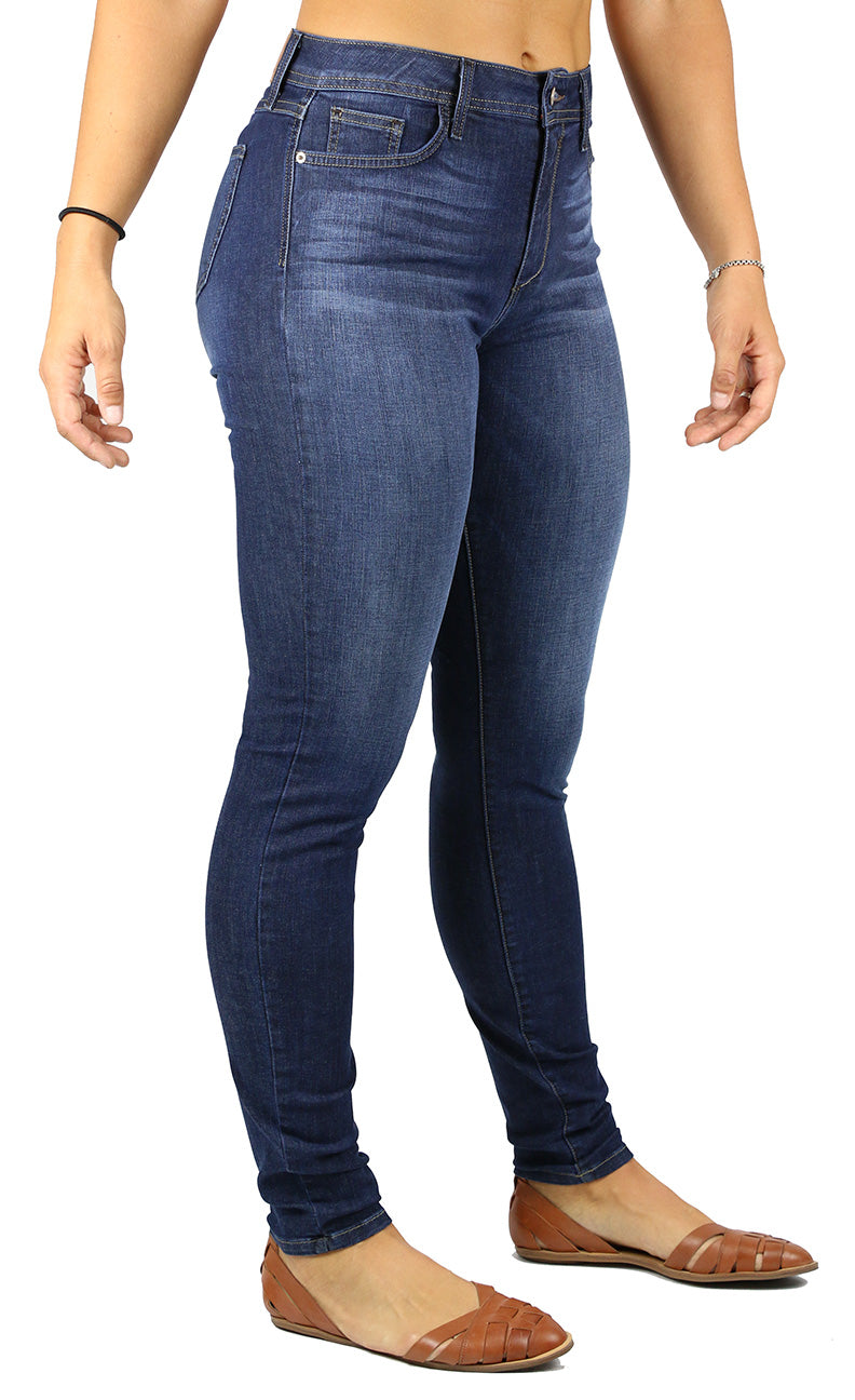 Emma Long Inseam High Rise Skinny Dark Wash