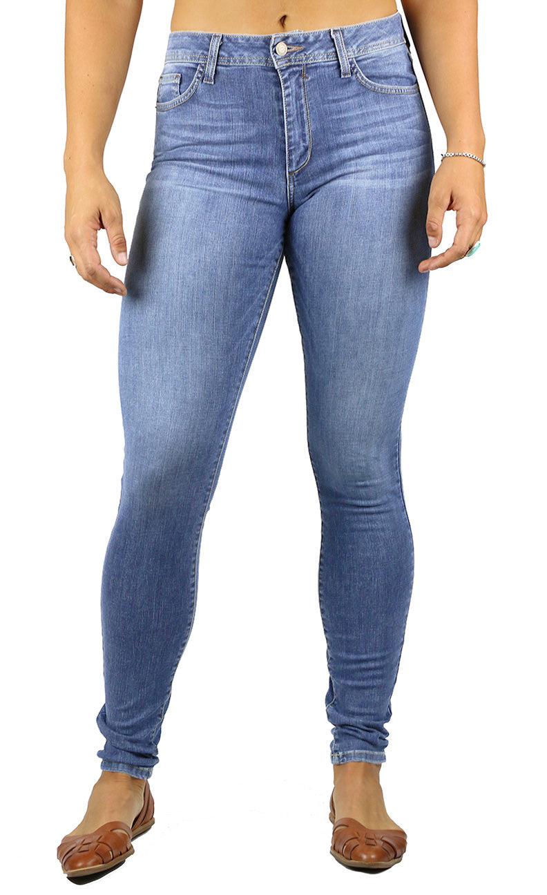 Emma Long Inseam High Rise Skinny Light Wash