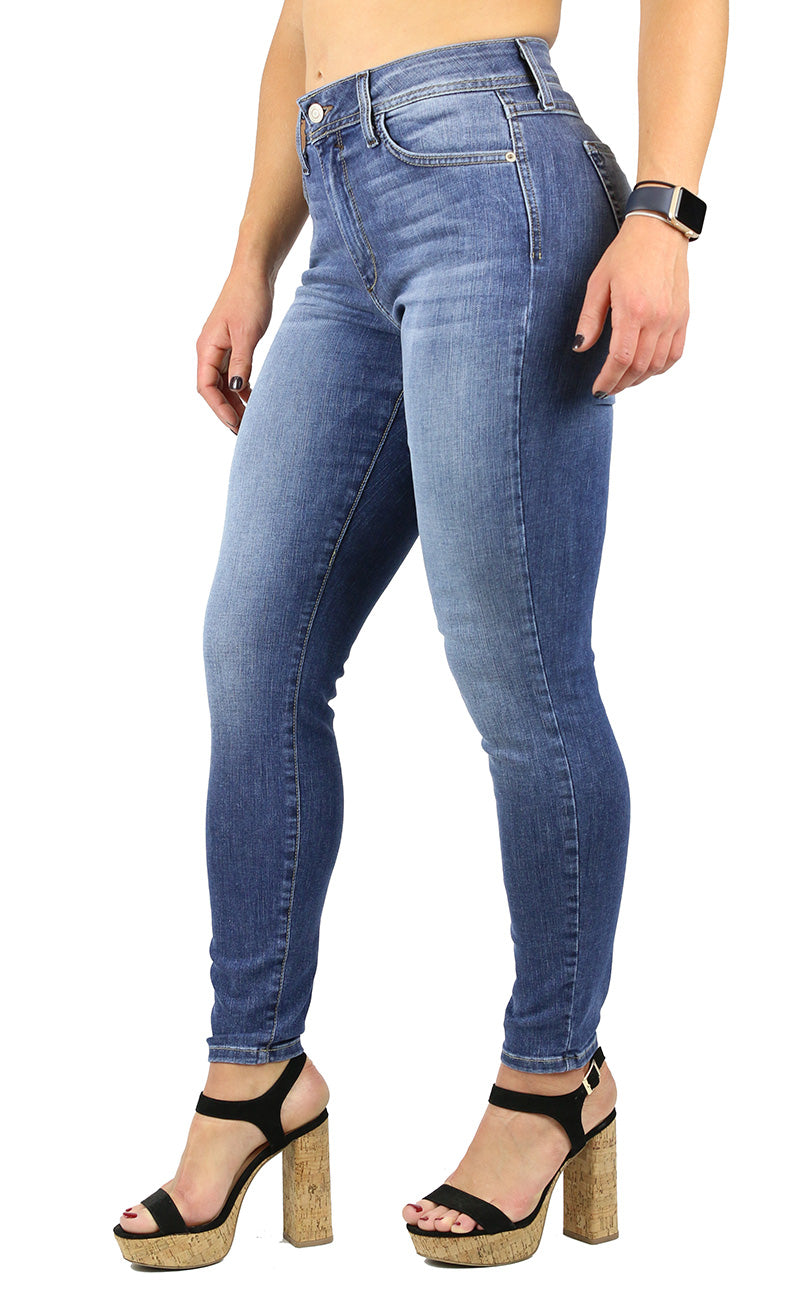 Mika High Rise Petite Skinny Medium Wash