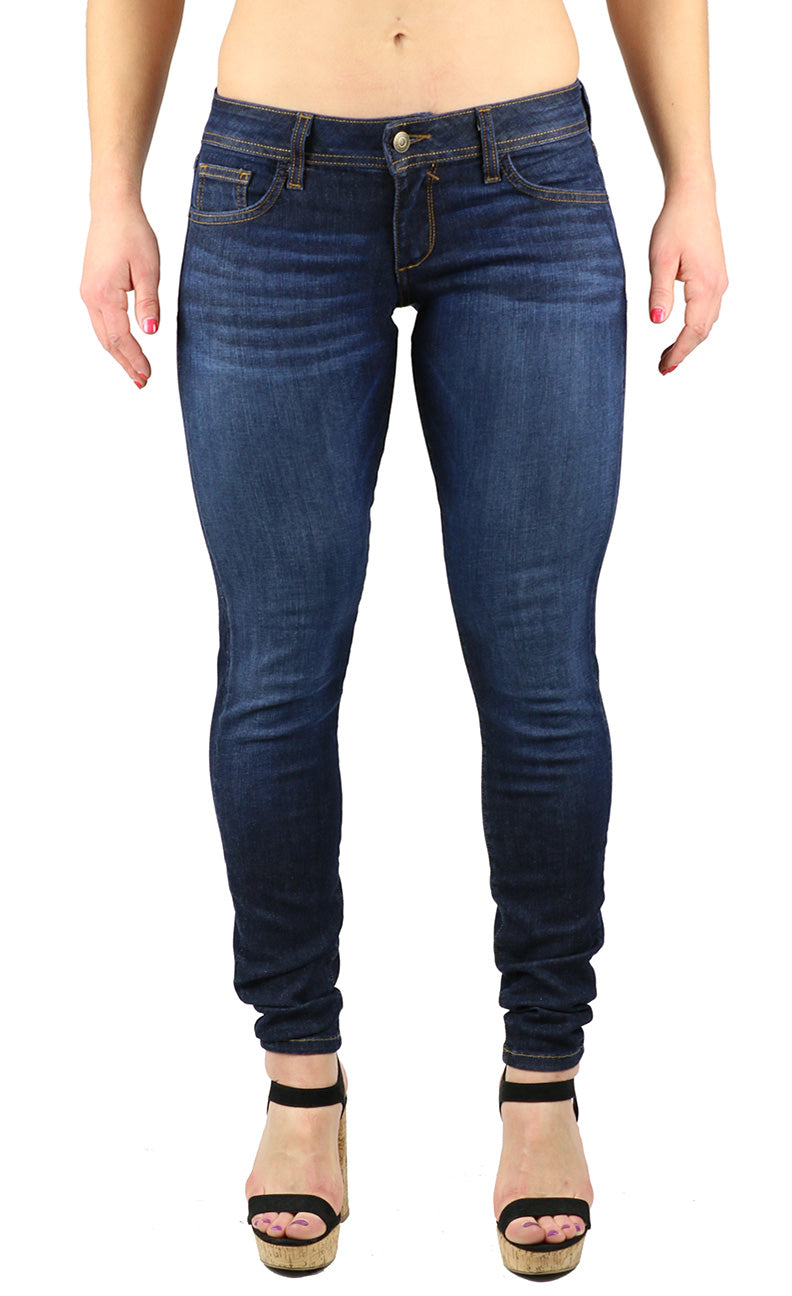 Dana Low Rise Skinny Dark Wash