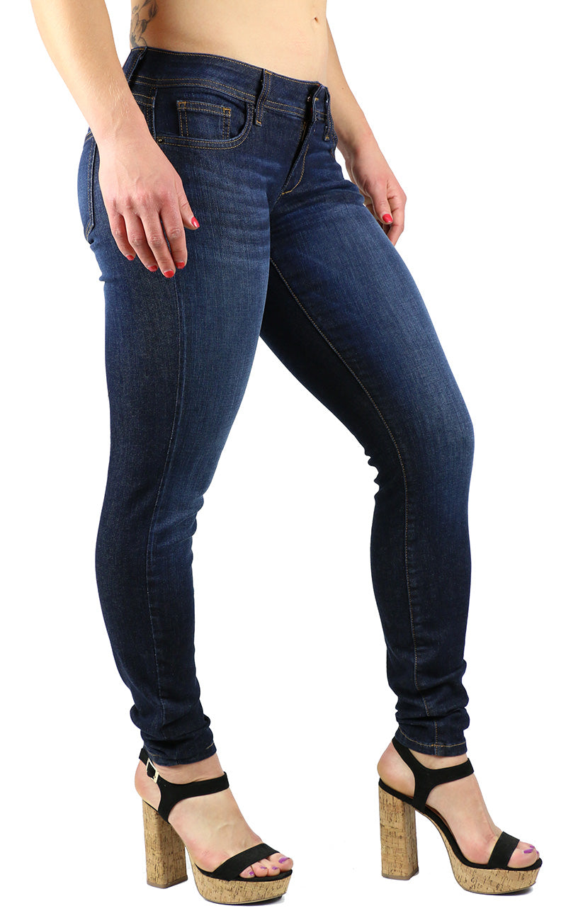 Dana Low Rise Skinny Dark Wash