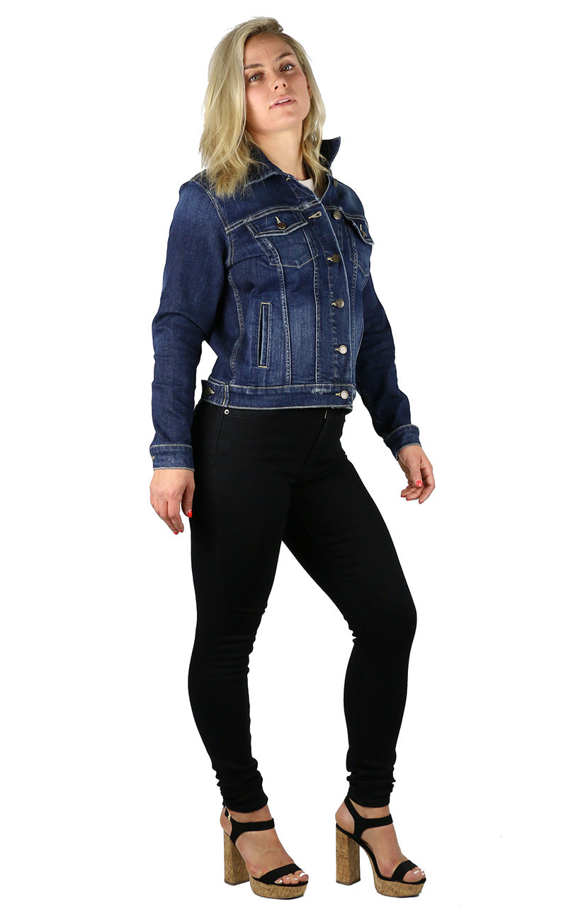 Halie Denim Jacket Dark Wash